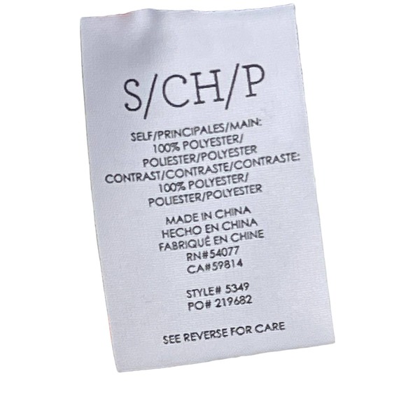 Cabi Women Top Sheer Tank Paisley Striped Ruffled Peplum Sleeveless Blue Small - Picture 6 of 9